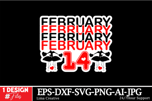 Download February 14 Sticker - February Collection