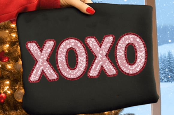 Download Pink Faux Embroidery XoXo PNG Design - Embroidery Collection