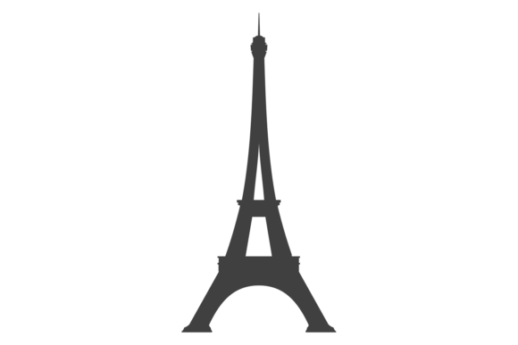Download Black Eiffel Tower Silhouette. European - Europe Collection