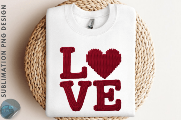 Download Yarn Faux Embroidery Valentine Day Love - Embroidery Collection