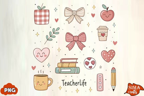 Download Valentine's Day Teacher PNG - Premium Bundle