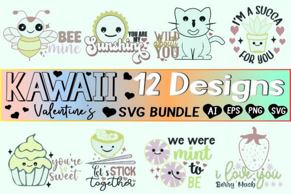 Download Kawaii Valentine’s Bundle - Kawaii valentine Collection