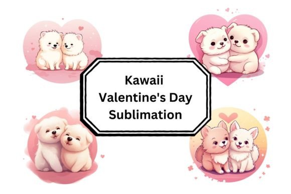 Download Kawaii Valentine's Day Sublimation - Kawaii valentine Collection